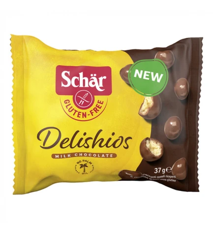 Шоколадні безглютенові кульки Delishios, Dr.Schar, 37 г