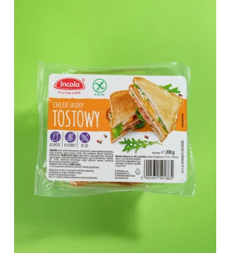 Безглютеновий хліб тостовий, Incola, Польща, 250 г