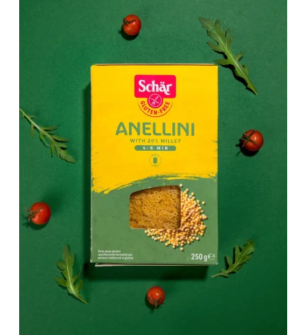 Макарони без глютену Anellini, Dr.Schar, Італія, 250 гр