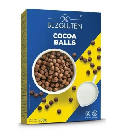 Кульки з какао без глютену, Bezgluten, Польща, 250 г
