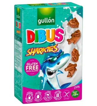Печиво акули без глютену та лактози Gullon, 250 г