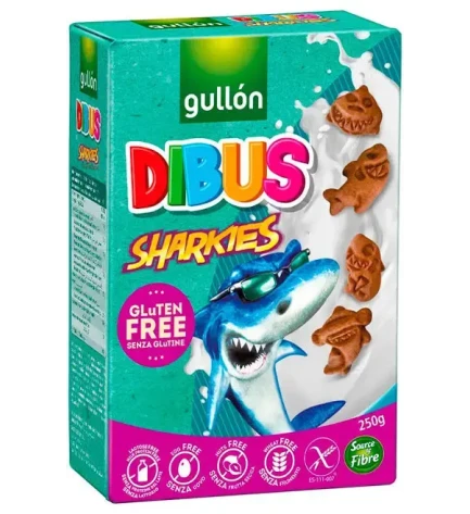 Печиво акули без глютену та лактози Gullon, 250 г