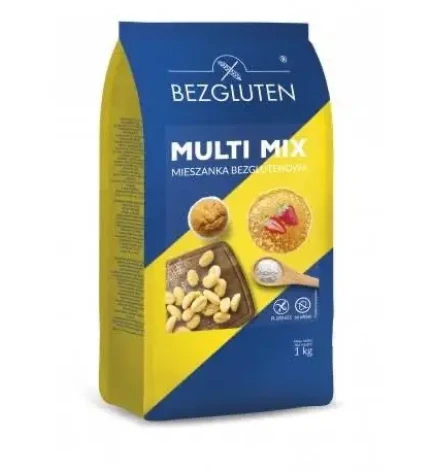 Борошно без глютену Multi Mix, Bezgluten, 1 кг