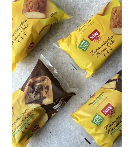Кекс мармуровий без глютену та лактози, Schar, Італія, 250 г