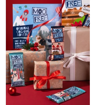Адвент-календар шоколадний без глютену та лактози Moofree, 70 г