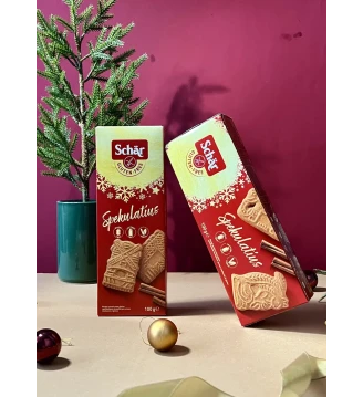 Різдвяне печиво без глютену та лактози Spekulatius, Schar, Італія, 100 г