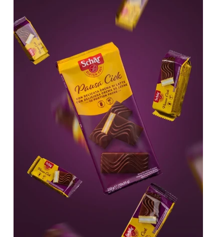 Бісквіти без глютену Pausa Cioc 10 шт.,Schar, 350 г