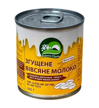 Згущене вівсяне молоко Nature's Charm, 320 г