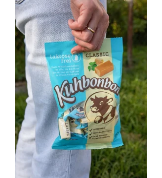 Цукерки Корівка без лактози та глютену солона карамель,Kuhbonbon,Німеччина, 165 г