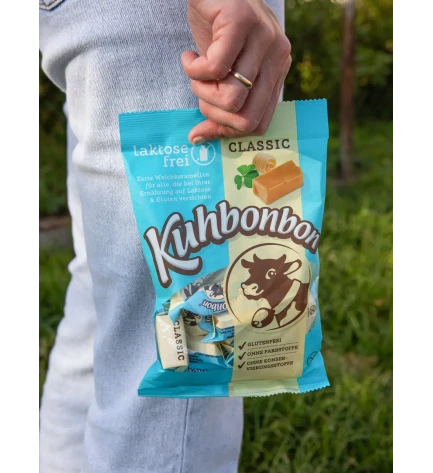 Цукерки Корівка без лактози та глютену солона карамель,Kuhbonbon,Німеччина, 165 г