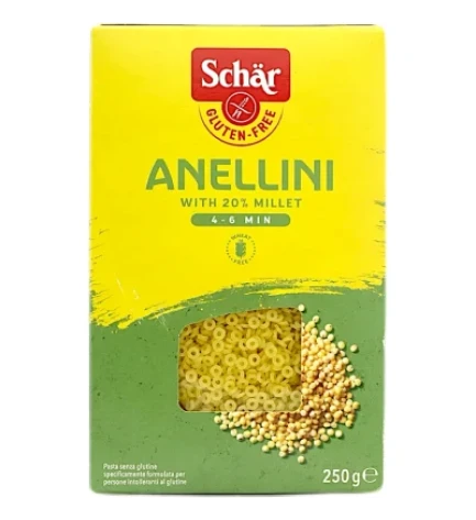 Макарони без глютену Anellini, Dr.Schar, Італія, 250 гр