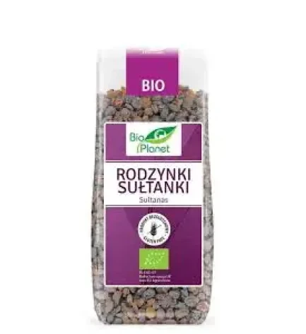 Родзинки органічні без глютену Султанки, Bio Planet,Польща, 200 г