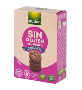 Шоколадне печиво без глютену Gullon, 200г, Іспанія