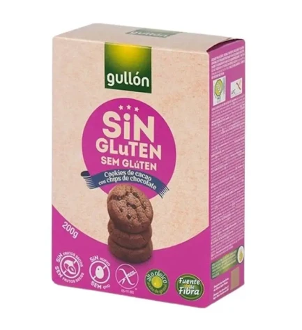 Шоколадне печиво без глютену Gullon, 200г, Іспанія
