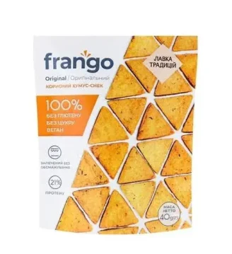 Корисний хумус-снек без глютену, Frango, Україна, 40 г