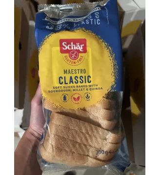 Хліб білий без глютену Maestro Classic, Schar, 300 г