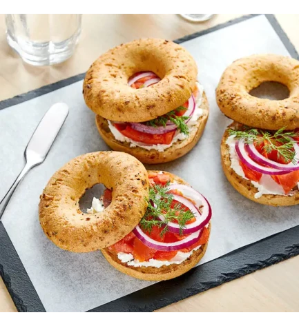 Булочки бублики Bagels без глютену та лактози, Schar, Італія, 400 г