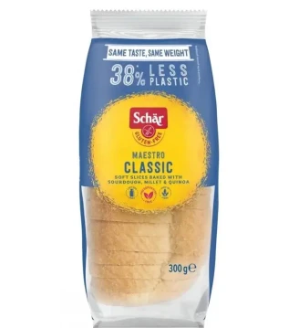 Хліб білий без глютену Maestro Classic, Schar, 300 г