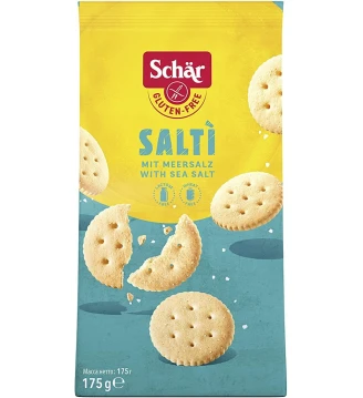 Крекер без глютену солений Salti ,Schar, Італія, 175 г