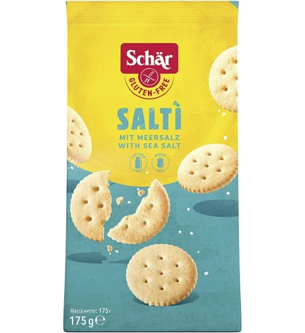 Крекер без глютену солений Salti ,Schar, Італія, 175 г
