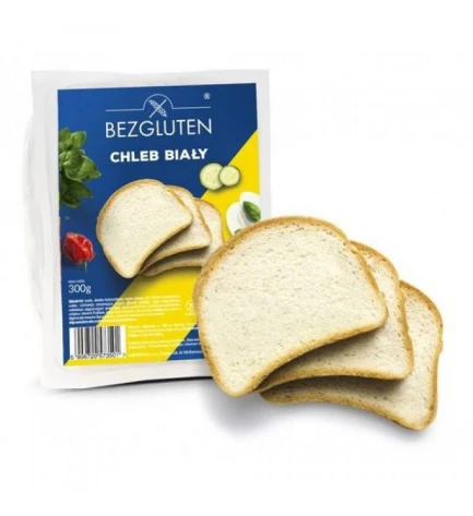 Хліб без глютену білий Bezgluten, 300 г