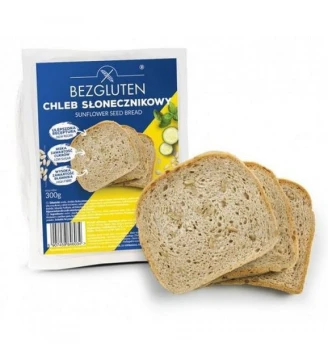 Хліб безглютеновий з насінням соняшника, Bezgluten, Польща,300 г