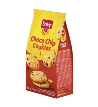 Печиво без глютену та лактози Choco Chip Cookies, Schar, Італія, 200 г