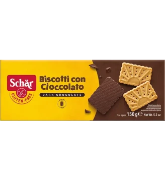 Печиво без глютену Biscotti Con Cioccolato, Schar, Італія, 150 г