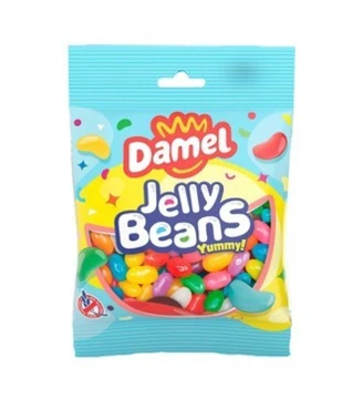 Цукерки без глютену Jelly Beans, Damel, 80 г