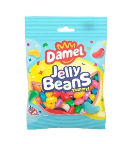 Цукерки без глютену Jelly Beans, Damel, 80 г