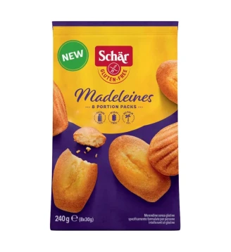 Печиво без глютену та лактози Madeleines, Schar, 240 г