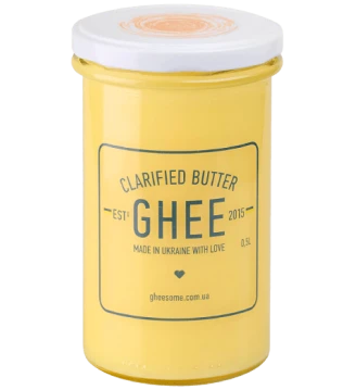 Топлене масло GHEE без лактози, Gheesome, Україна, 500 мл