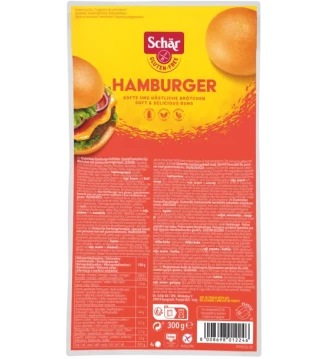 Булочки для гамбургерів без глютену та лактози, Schar, 300 г